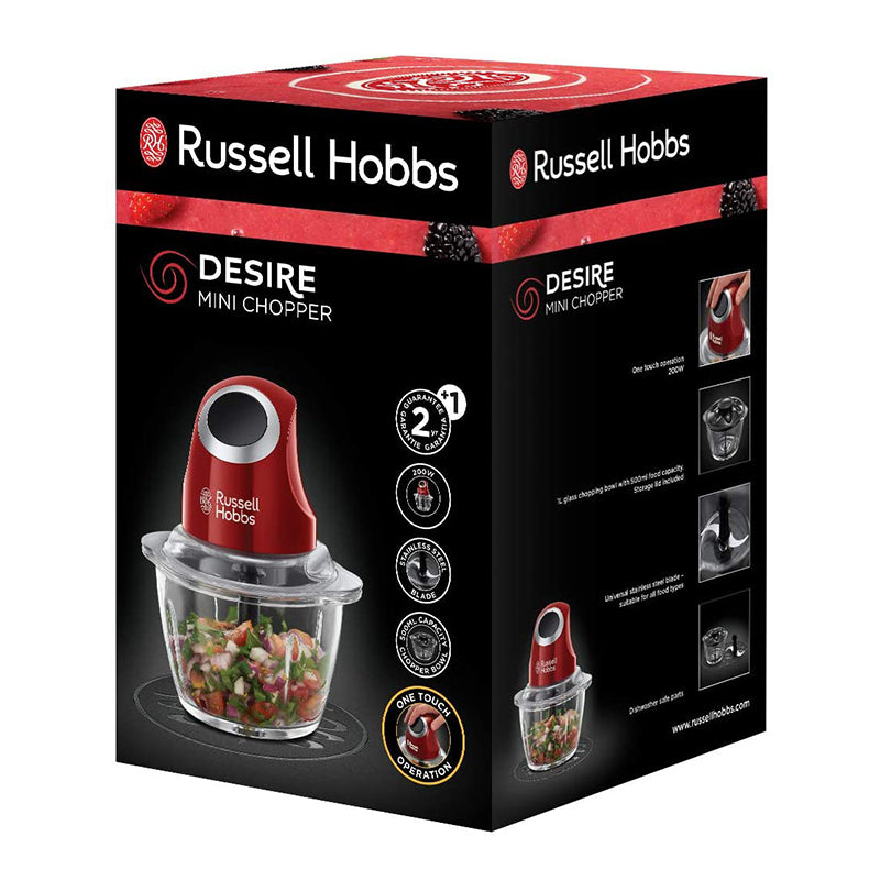 Russell Hobbs Mini chopper Desire, Red