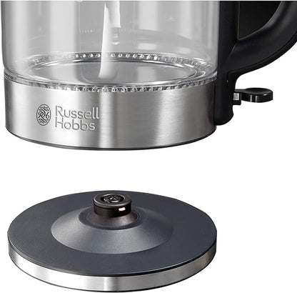 Russell Hobbs Illuminating Glass Kettle – 1.7 L – 3000 Watt [Energy Class A3]