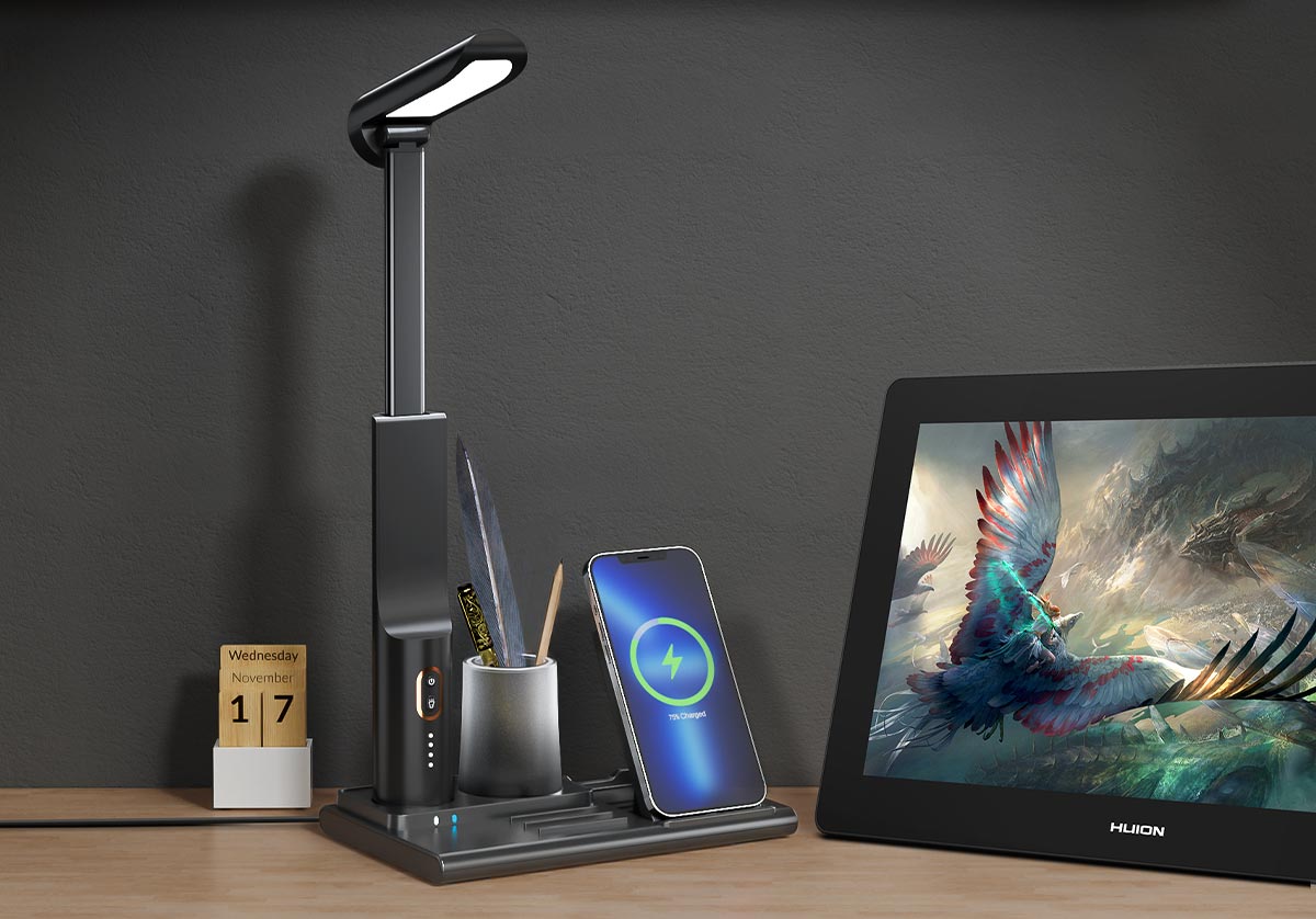 DESK LAMP WIRELESS CHARGER X5