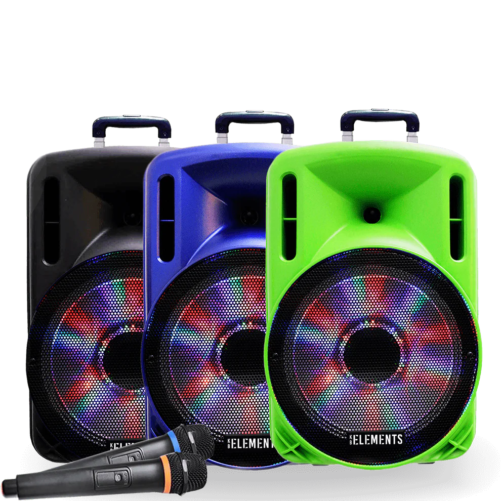 KB ELEMENTS Karaoke speaker-2 wheels trolley  EK121