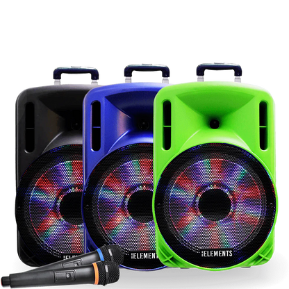 KB ELEMENTS Karaoke speaker-2 wheels trolley  EK121