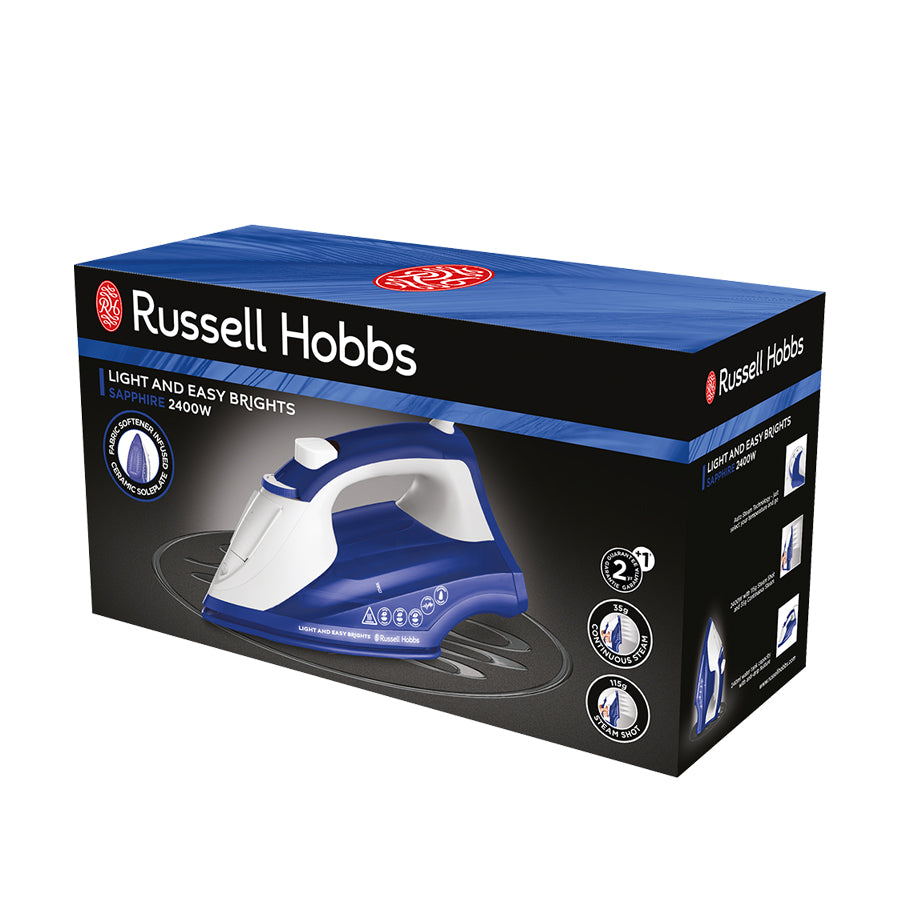 Russell Hobbs Light & Easy Brights Sapphire Iron